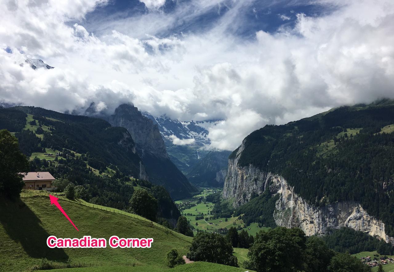 Chalet Canadian Corner Wengen Exterior foto